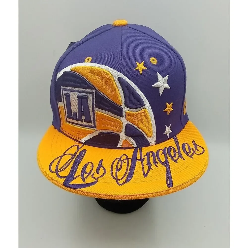Los Angeles Basketball Lakers Premium Snapback Cap